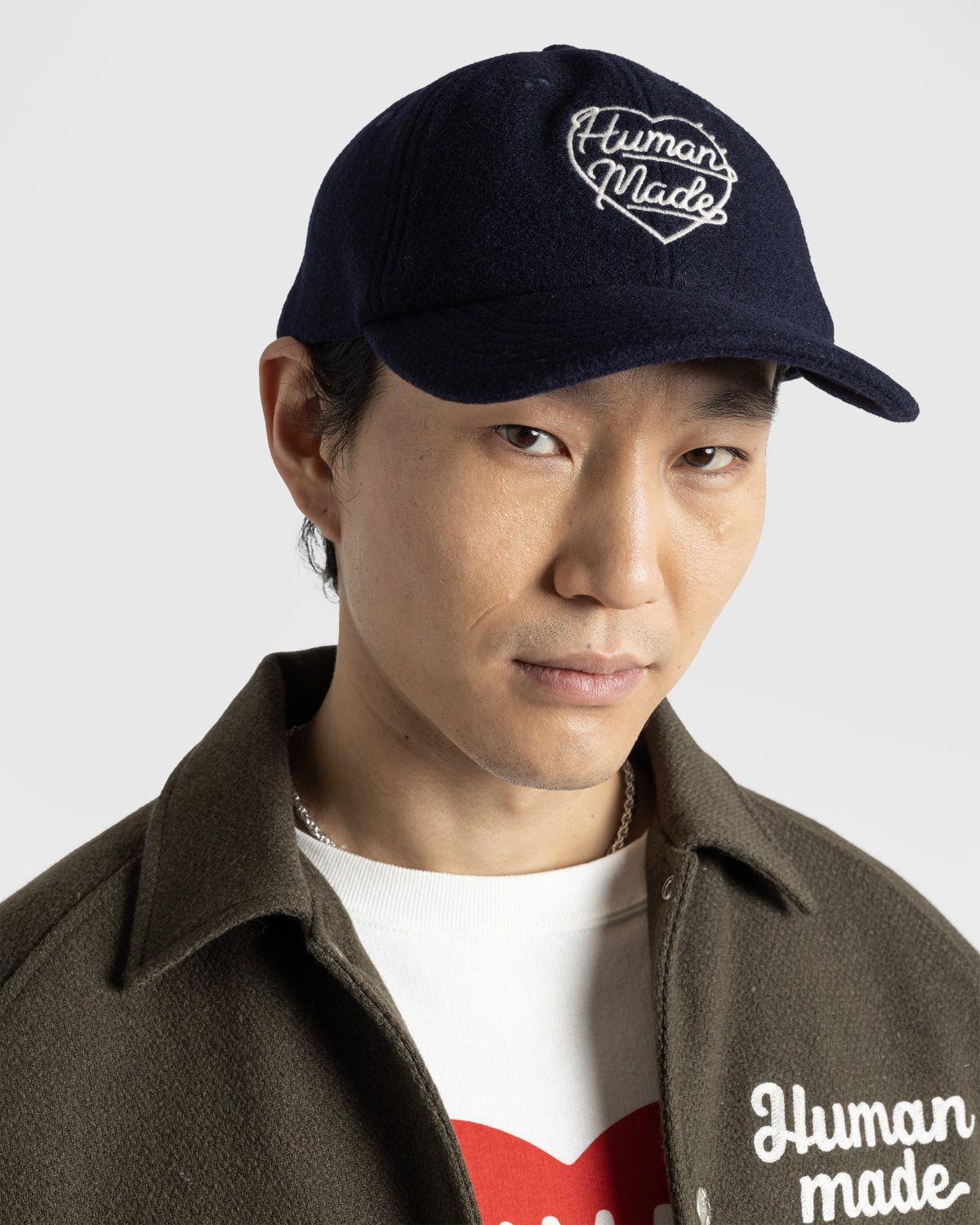 Human Made – 6-Panel Wool Cap Navy